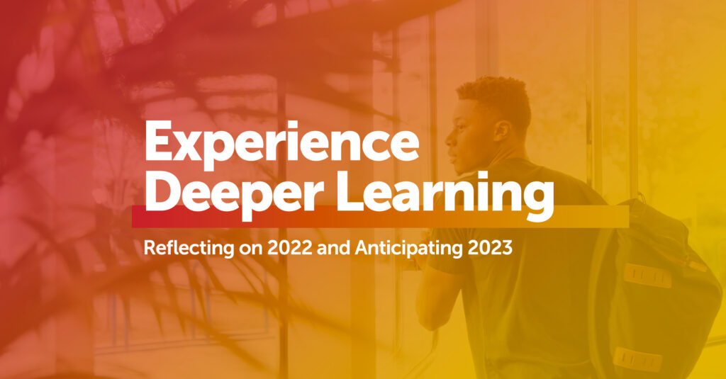 Experience deeper learner header.