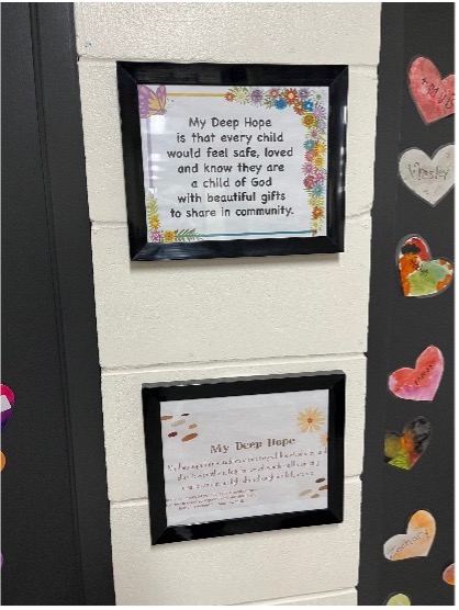 Photo of Teacher Deep Hopes Hung Outside Their Classrooms for Students to See